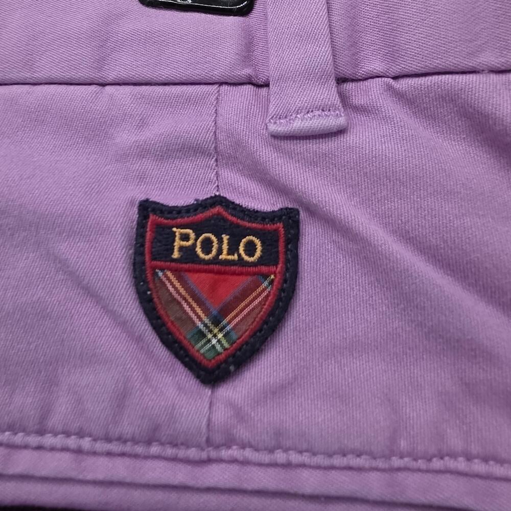 Polo Golf Ralph Lauren Shorts Mens 40 Purple Chino Cotton Twill Stretch Golf - Picture 11 of 13